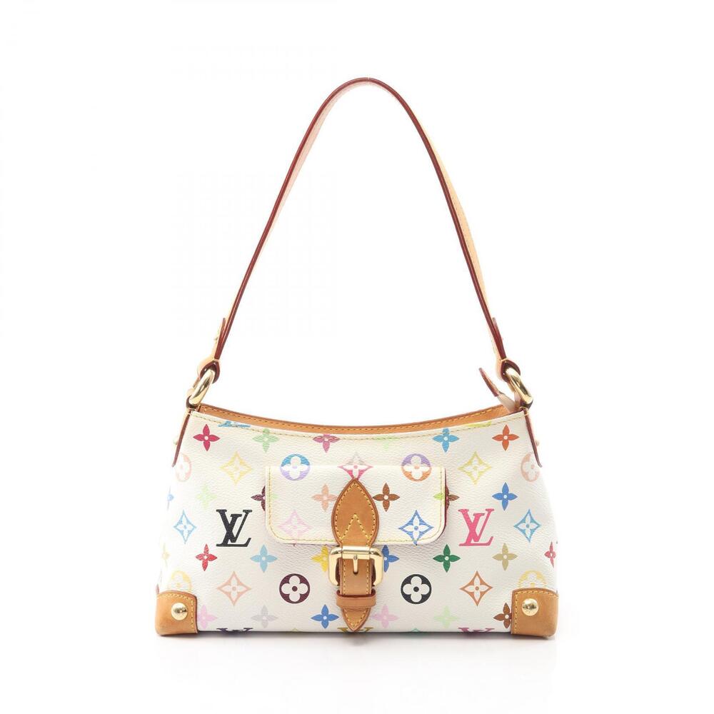 Louis Vuitton Eliza Shoulder Bag Canvas Leather Monogram Multicolor White